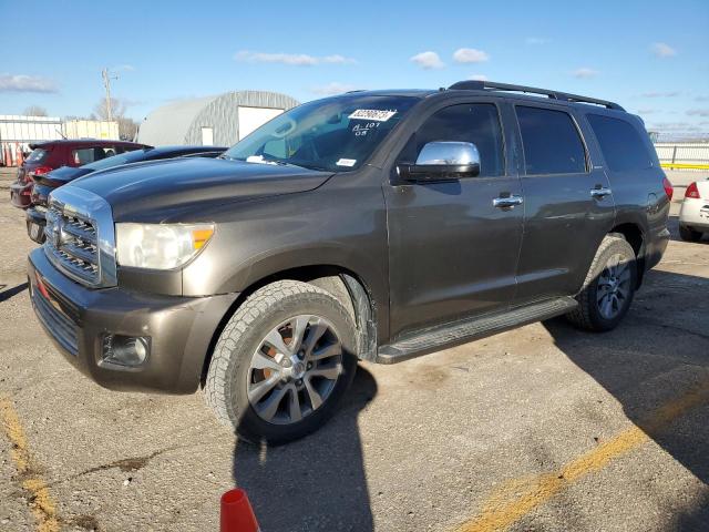 5TDZY68A88S012387 - 2008 TOYOTA SEQUOIA LIMITED BROWN photo 1