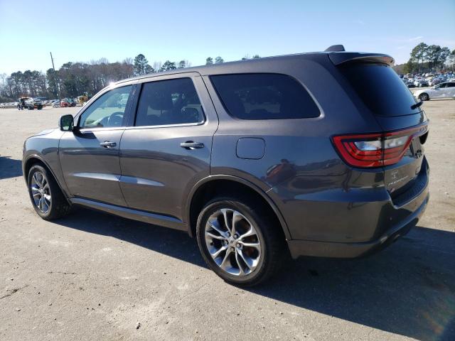 1C4RDJDG0LC308040 - 2020 DODGE DURANGO GT GRAY photo 2