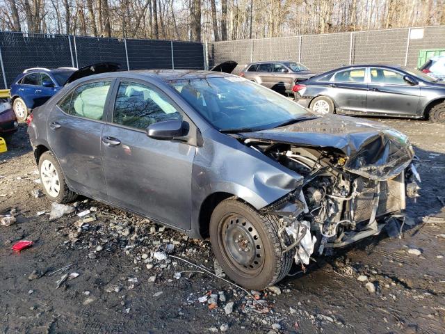 2T1BURHE6GC639615 - 2016 TOYOTA COROLLA L GRAY photo 4