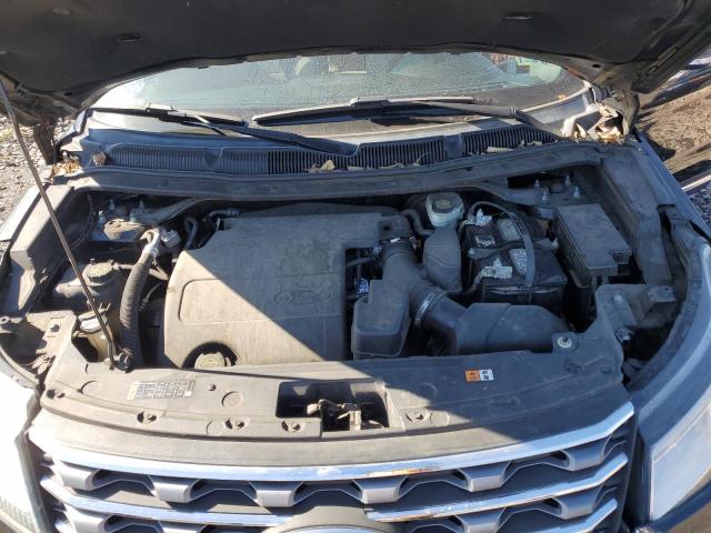 1FM5K7D84GGB44169 - 2016 FORD EXPLORER XLT შავი ფოტო 12
