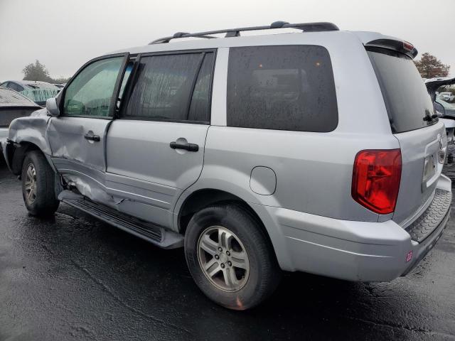 2HKYF18574H517067 - 2004 HONDA PILOT EXL SILVER photo 2