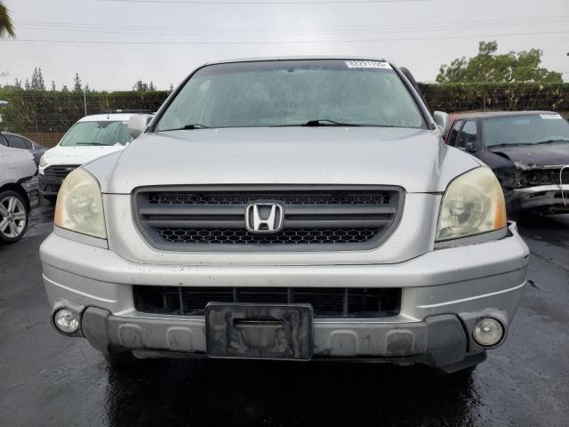 2HKYF18574H517067 - 2004 HONDA PILOT EXL SILVER photo 5