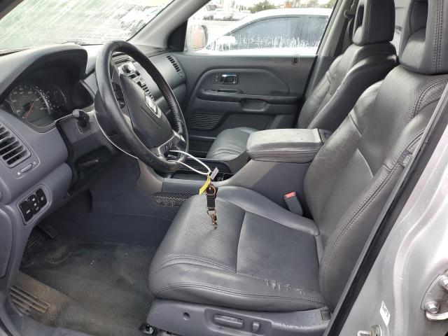 2HKYF18574H517067 - 2004 HONDA PILOT EXL SILVER photo 7