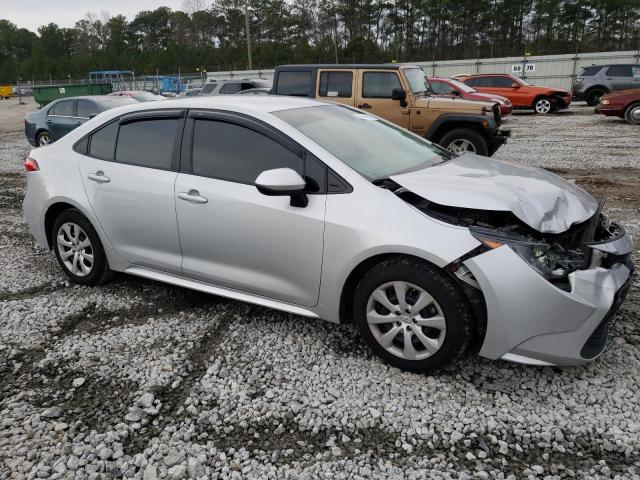 5YFEPMAE4MP164849 - 2021 TOYOTA COROLLA LE SILVER photo 4