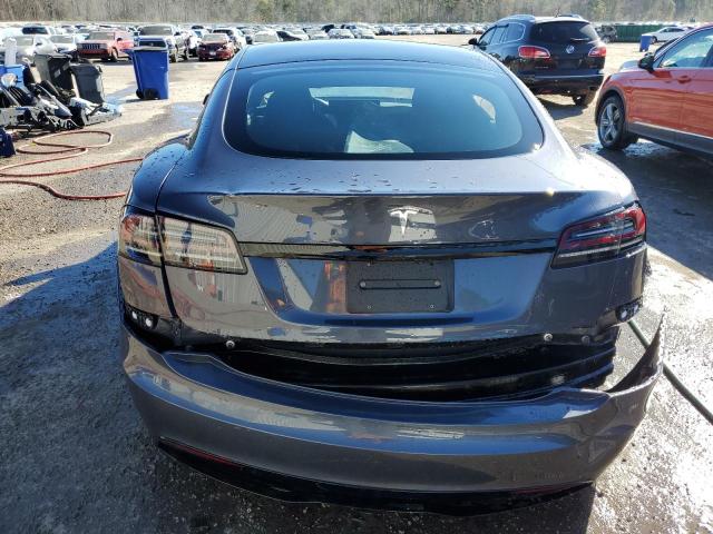 5YJSA1E53NF490300 - 2022 TESLA MODEL S GRAY photo 6