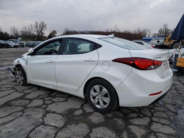 5NPDH4AEXGH706854 - 2016 HYUNDAI ELANTRA SE WHITE photo 2