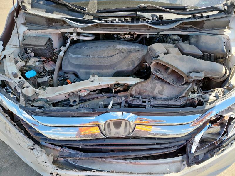 5FNRL6H78KB115162 - 2019 HONDA ODYSSEY EXL Білий фото 11