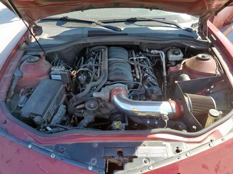2G1FK1EJ6A9198241 - 2010 CHEVROLET CAMARO SS 勃艮第红 照片 11