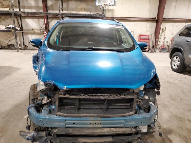 MAJ3P1TEXJC178767 - 2018 FORD ECOSPORT SE ლურჯი ფოტო 5