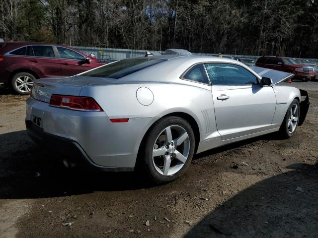 2G1FF1E36F9222292 - 2015 CHEVROLET CAMARO LT SILVER photo 3