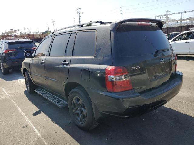 JTEGD21A570165280 - 2007 TOYOTA HIGHLANDER BLACK photo 2