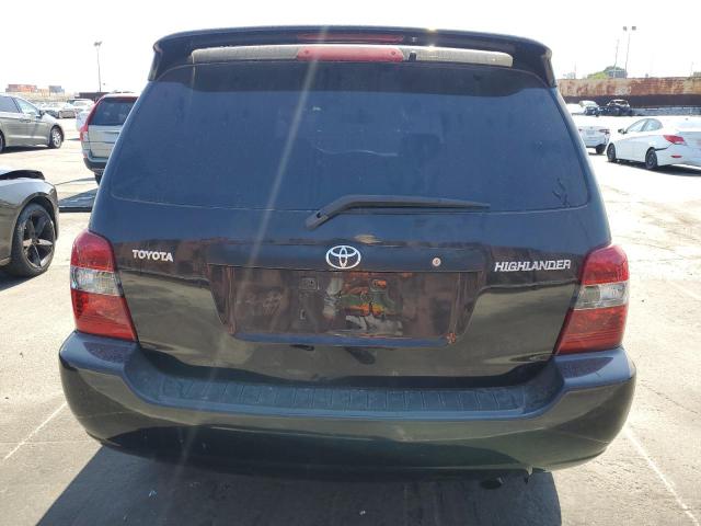 JTEGD21A570165280 - 2007 TOYOTA HIGHLANDER BLACK photo 6
