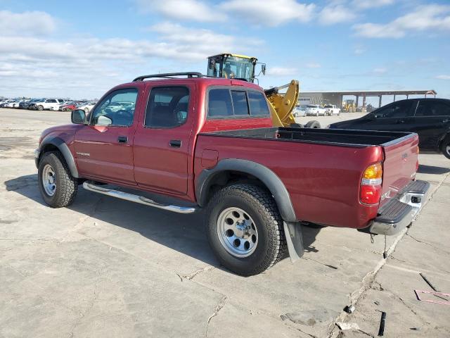 5TEGN92N54Z409498 - 2004 TOYOTA TACOMA DOUBLE CAB PRERUNNER BURGUNDY photo 2