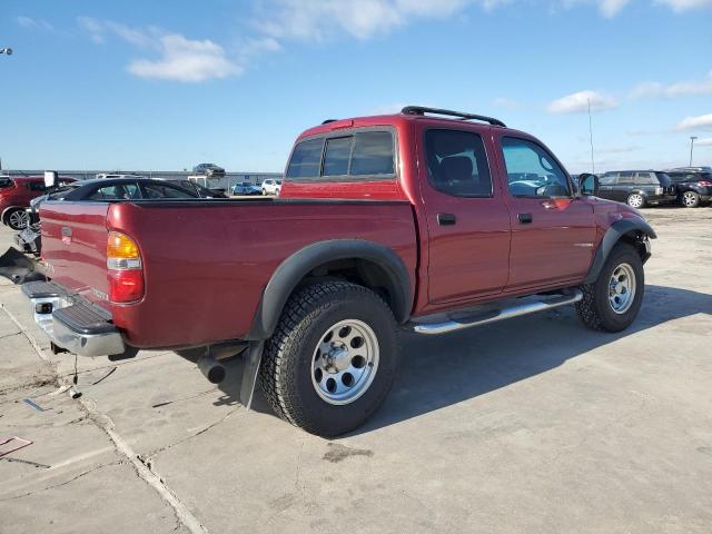 5TEGN92N54Z409498 - 2004 TOYOTA TACOMA DOUBLE CAB PRERUNNER BURGUNDY photo 3