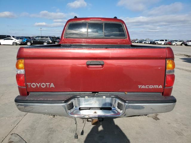 5TEGN92N54Z409498 - 2004 TOYOTA TACOMA DOUBLE CAB PRERUNNER BURGUNDY photo 6