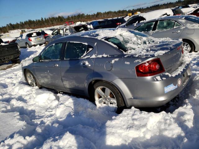 1C3CDZABXDN563298 - 2013 DODGE AVENGER SE GRAY photo 2