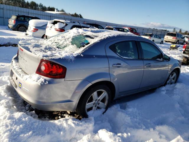 1C3CDZABXDN563298 - 2013 DODGE AVENGER SE GRAY photo 3