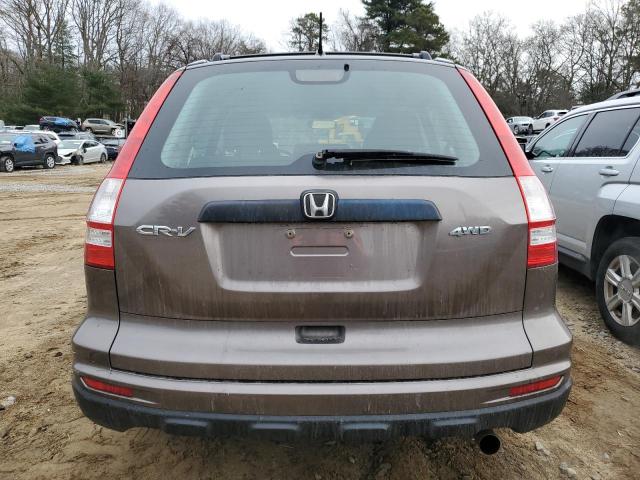 5J6RE4H30AL093675 - 2010 HONDA CR-V LX GRAY photo 6