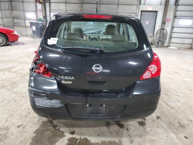 3N1BC1CP7AL396479 - 2010 NISSAN VERSA S BLACK photo 6