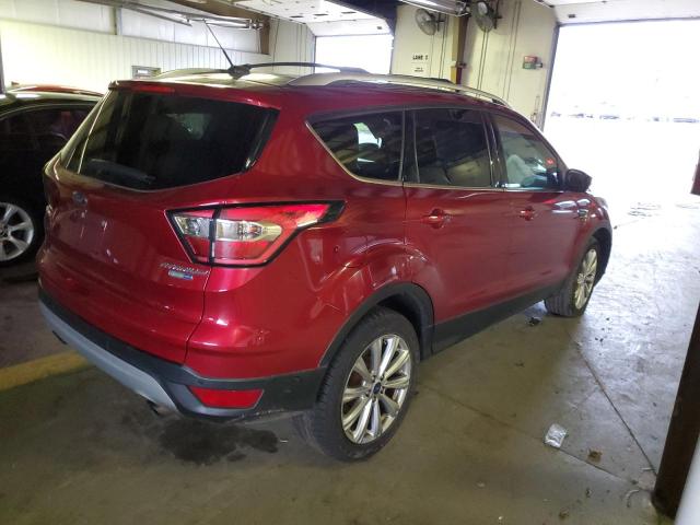 1FMCU9JD1HUC05866 - 2017 FORD ESCAPE TITANIUM RED photo 3