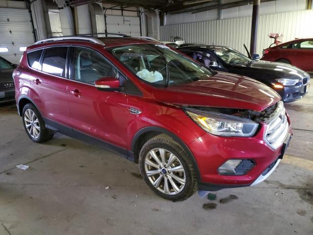 1FMCU9JD1HUC05866 - 2017 FORD ESCAPE TITANIUM RED photo 4