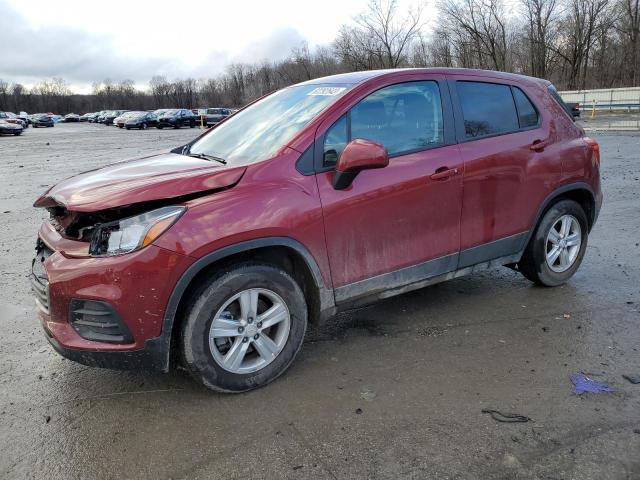 KL7CJNSM9NB514008 - 2022 CHEVROLET TRAX LS BURGUNDY photo 1