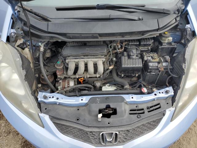 JHMGE88439S070002 - 2009 HONDA FIT SPORT BLUE photo 11