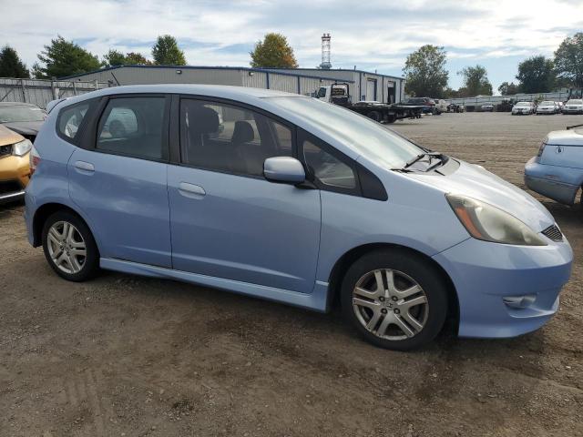 JHMGE88439S070002 - 2009 HONDA FIT SPORT BLUE photo 4