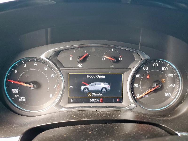 1GNERGKW9PJ338854 - 2023 CHEVROLET TRAVERSE LT 灰色 照片 9