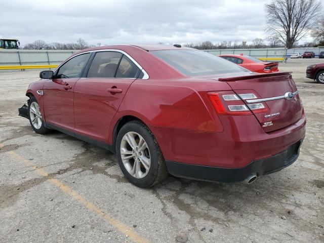 1FAHP2E80EG108728 - 2014 FORD TAURUS SEL RED photo 2