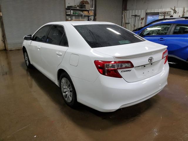 4T1BF1FK6EU440578 - 2014 TOYOTA CAMRY L WHITE photo 2