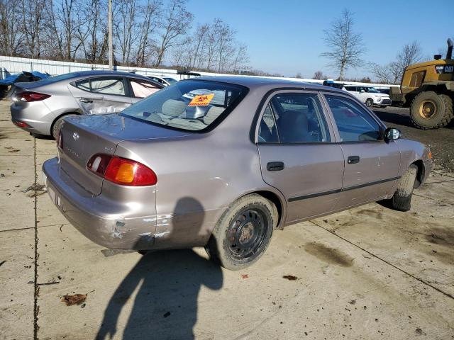 1NXBR12E2YZ322071 - 2000 TOYOTA COROLLA VE BEIGE photo 3