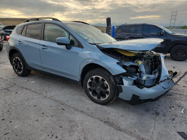 JF2GTAEC7M8277543 - 2021 SUBARU CROSSTREK PREMIUM BLUE photo 4