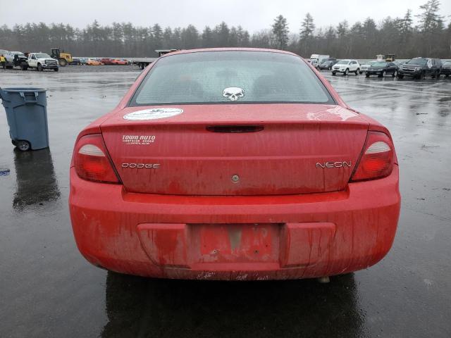 1B3ES26C34D599036 - 2004 DODGE NEON BASE RED photo 6