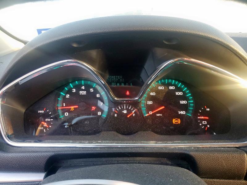 1GNKRGKD8HJ233807 - 2017 CHEVROLET TRAVERSE LT SILVER photo 9