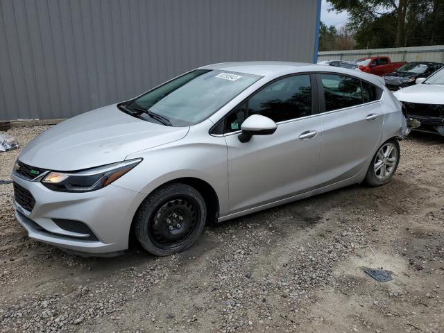 3G1BE6SM9JS607613 - 2018 CHEVROLET CRUZE LT SILVER photo 1