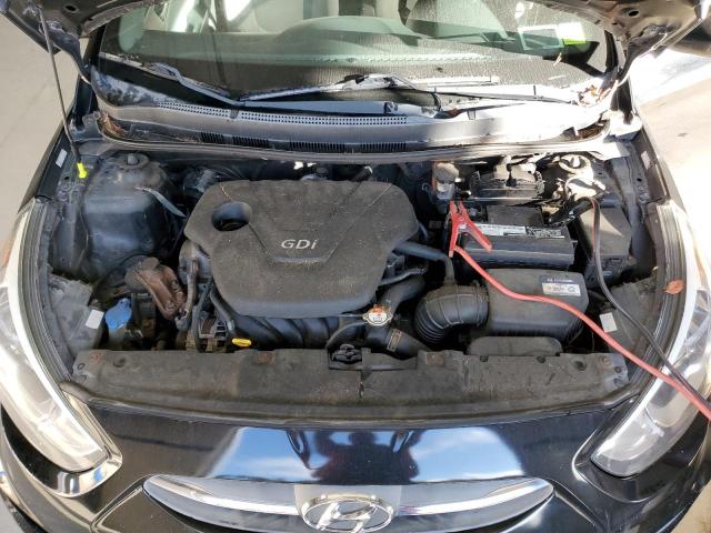 KMHCT5AEXHU317411 - 2017 HYUNDAI ACCENT SE BLACK photo 11