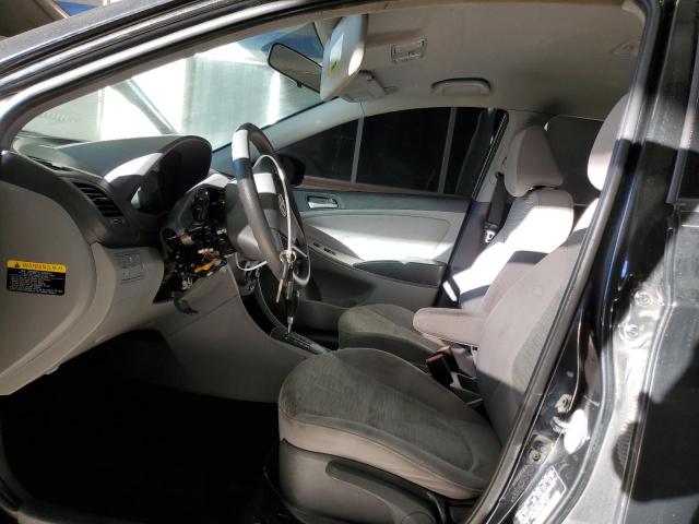 KMHCT5AEXHU317411 - 2017 HYUNDAI ACCENT SE BLACK photo 7