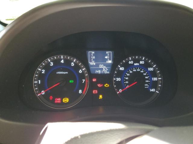 KMHCT5AEXHU317411 - 2017 HYUNDAI ACCENT SE BLACK photo 9