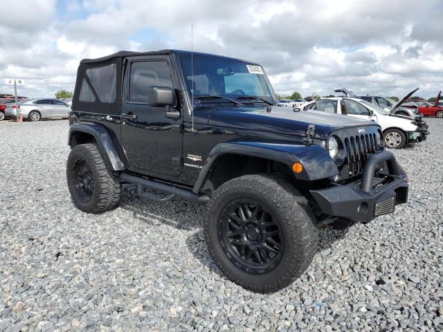 1C4AJWBG4EL157308 - 2014 JEEP WRANGLER SAHARA Սև լուսանկար 4