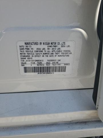 JN1BV7AR1EM683412 - 2014 INFINITI Q50 BASE თეთრი ფოტო 12