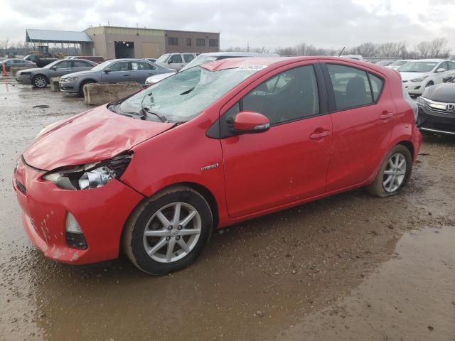 JTDKDTB35C1514320 - 2012 TOYOTA PRIUS C RED photo 1