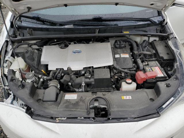 JTDKARFU0G3008340 - 2016 TOYOTA PRIUS WHITE photo 11