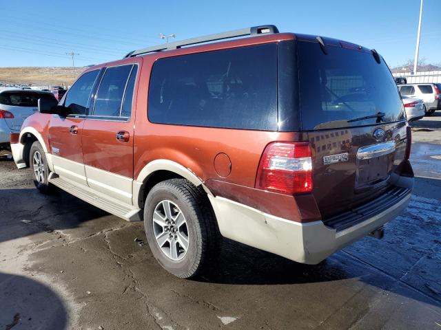 1FMFK18587LA45878 - 2007 FORD EXPEDITION EL EDDIE BAUER BROWN photo 2