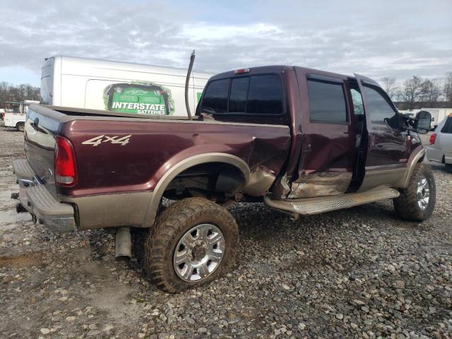 1FTSW31P34EB70219 - 2004 FORD F350 SRW SUPER DUTY BURGUNDY photo 3