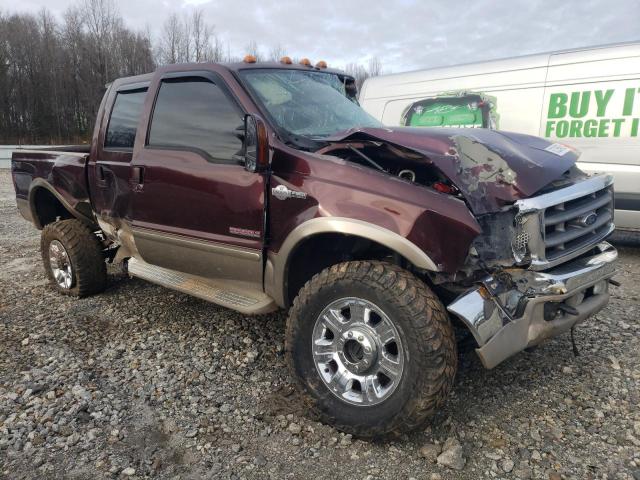 1FTSW31P34EB70219 - 2004 FORD F350 SRW SUPER DUTY BURGUNDY photo 4