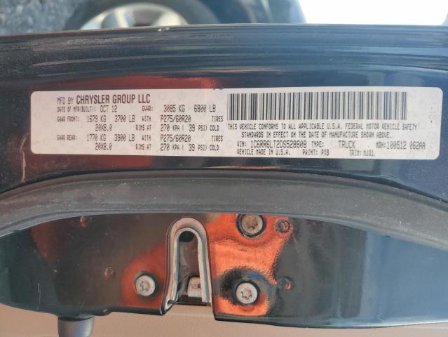 1C6RR6LT2DS528808 - 2013 RAM 1500 SLT Qara foto 12