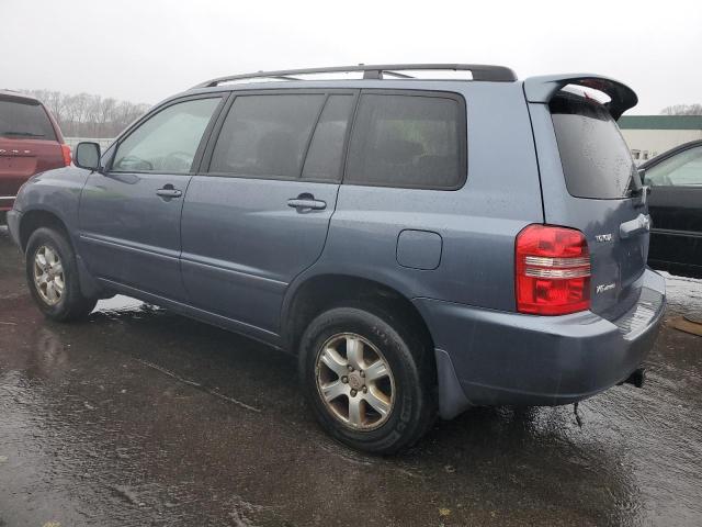 JTEHF21A530120803 - 2003 TOYOTA HIGHLANDER LIMITED BLUE photo 2