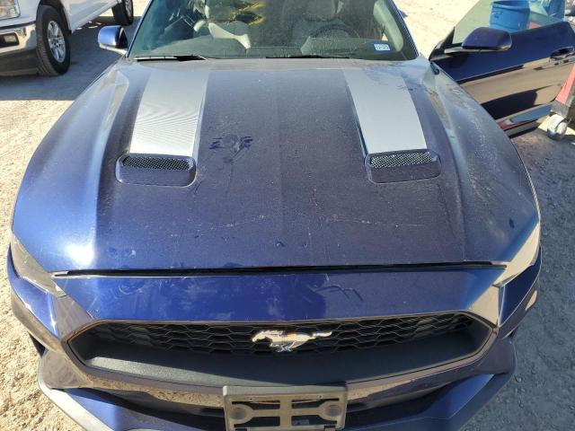 1FA6P8TH4L5173099 - 2020 FORD MUSTANG BLUE photo 11