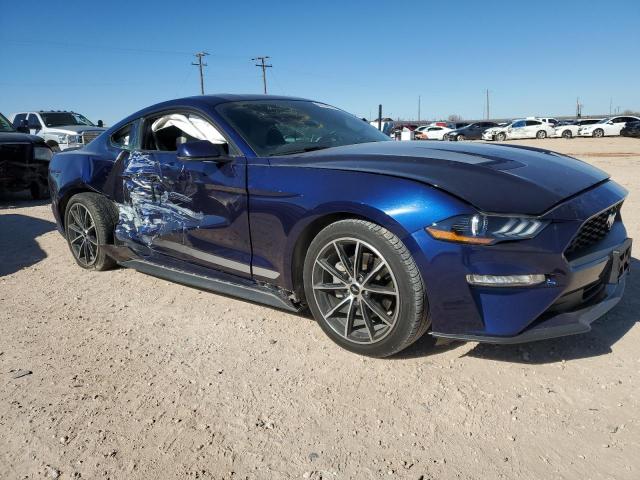 1FA6P8TH4L5173099 - 2020 FORD MUSTANG BLUE photo 4